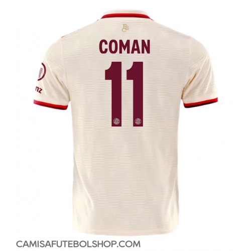 Camisa de time de futebol Bayern Munich Kingsley Coman #11 Replicas 3º Equipamento 2024-25 Manga Curta